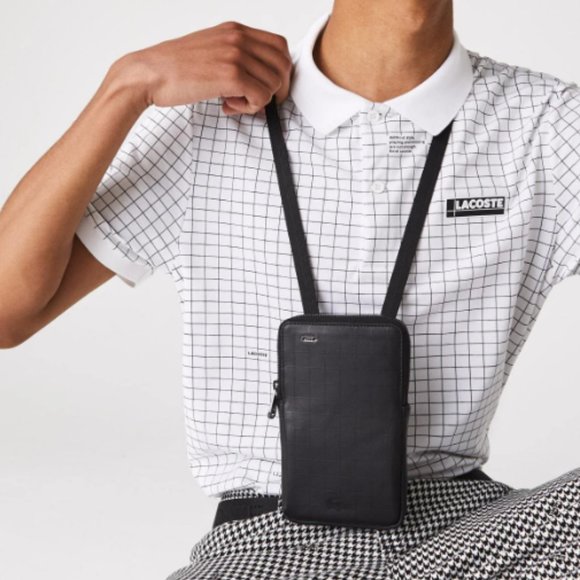 Lacoste Infini-T Integrated Inductive Charger Smartphone Wallet - Picture 1 of 9